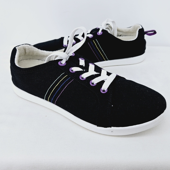 Vionic Beach Stinson Lace-Up Sneaker in Black Size 10 - Picture 2 of 12